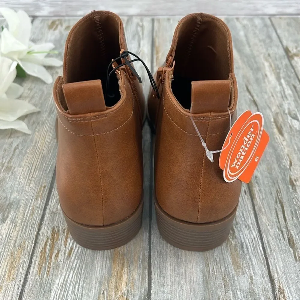 Big Girls Fashion Ankle Booties Boots Shoes Size 6